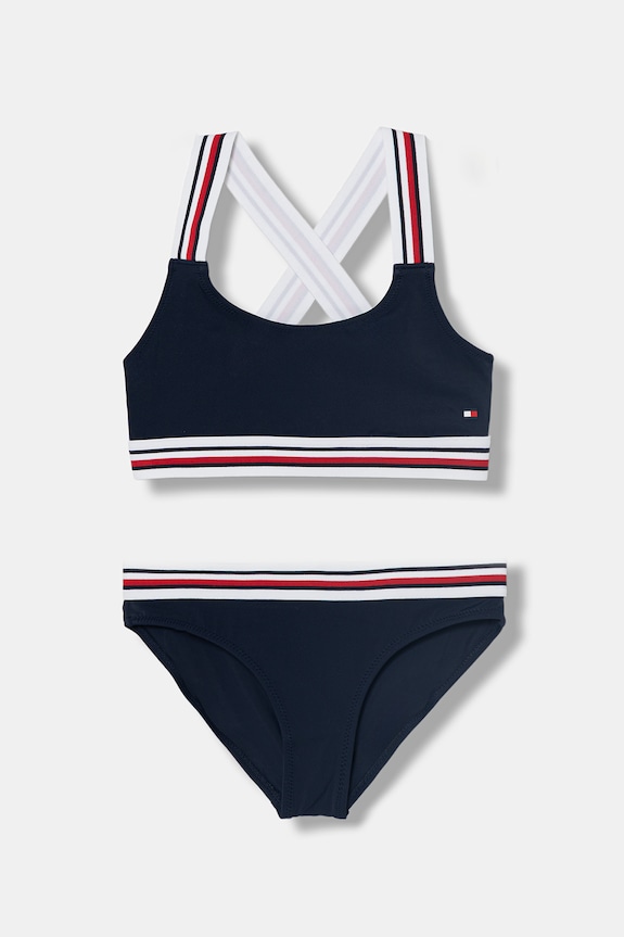 Tommy Hilfiger dvojdielne plavky detské tmavomodrá UG0UG00823.PPY2