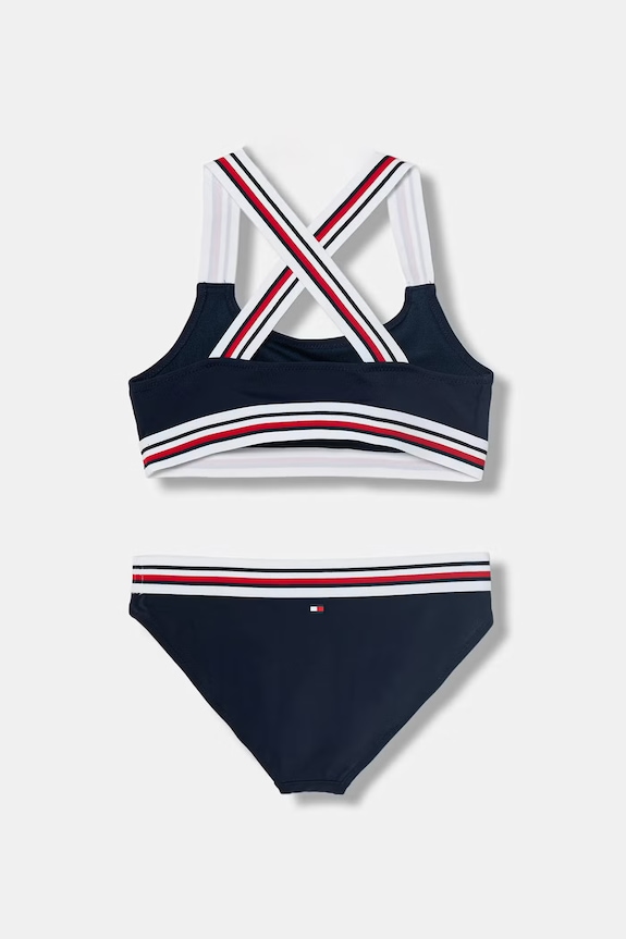 Tommy Hilfiger costum de baie din două piese pentru copii UG0UG00823.PPY2 bleumarin SS26