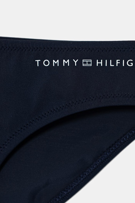 Fete Tommy Hilfiger costum de baie din două piese pentru copii UG0UG00827.PPY2 bleumarin