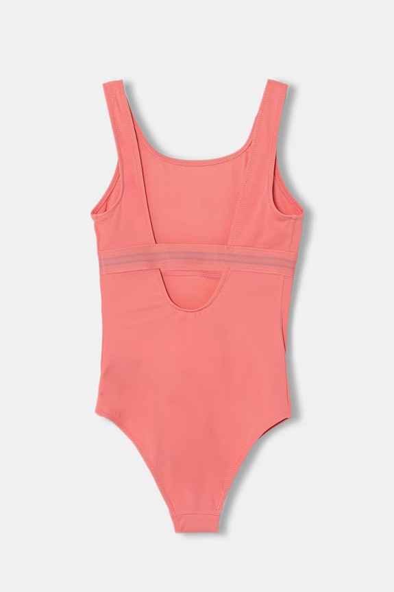 Tommy Hilfiger costum de baie dintr-o singură piesă pentru copii UG0UG00822.PPY2 roz SS26