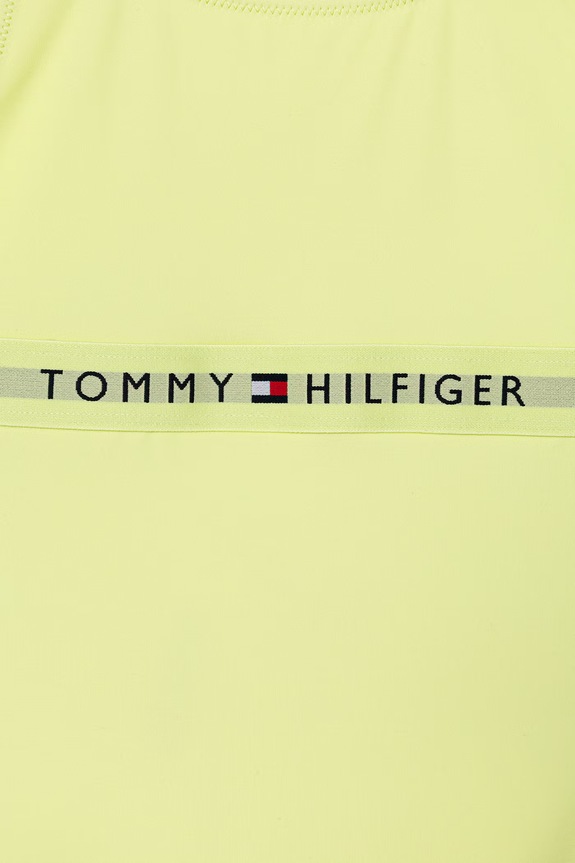Fete Tommy Hilfiger costum de baie dintr-o singură piesă pentru copii UG0UG00822.PPY2 verde
