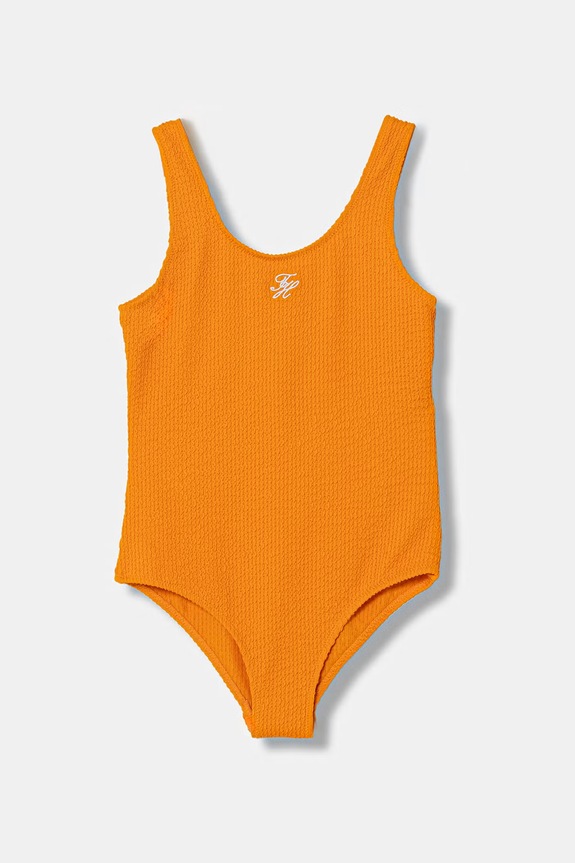 Tommy Hilfiger costum de baie dintr-o singură piesă pentru copii portocaliu UG0UG00826.PPY2