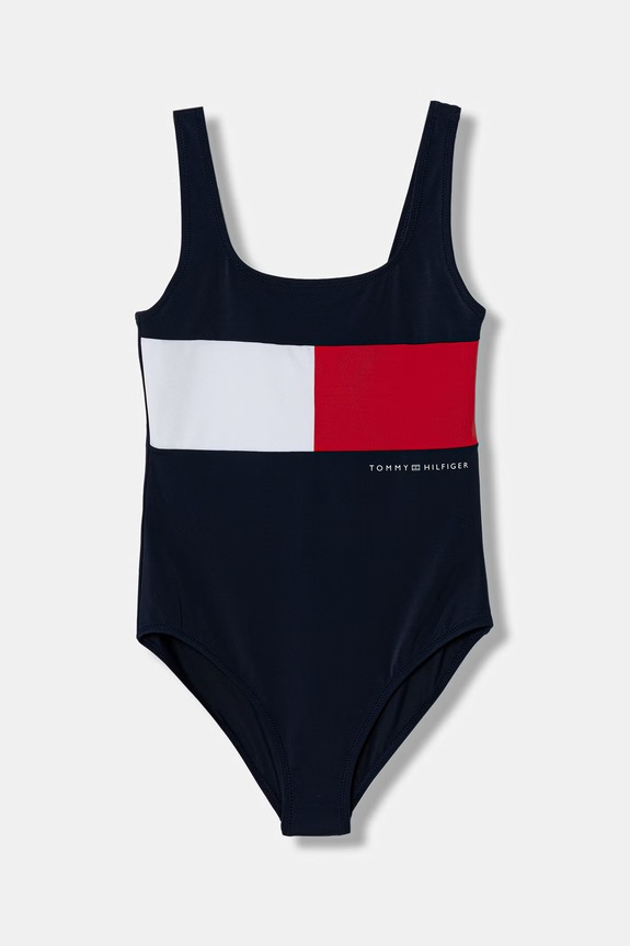 Tommy Hilfiger costum de baie dintr-o singură piesă pentru copii bleumarin UG0UG00828.PPY2