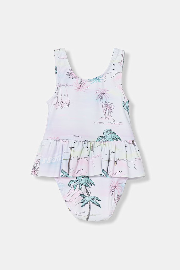 Guess costum de baie dintr-o singură piesă pentru bebeluși A6GZ00.MC052.PPY2.M alb SS26