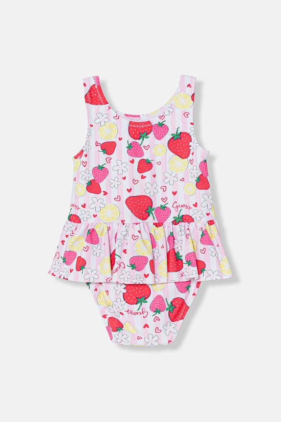 Guess costum de baie dintr-o singură piesă pentru bebeluși A6GZ00.MC052.PPY2.M roz SS26