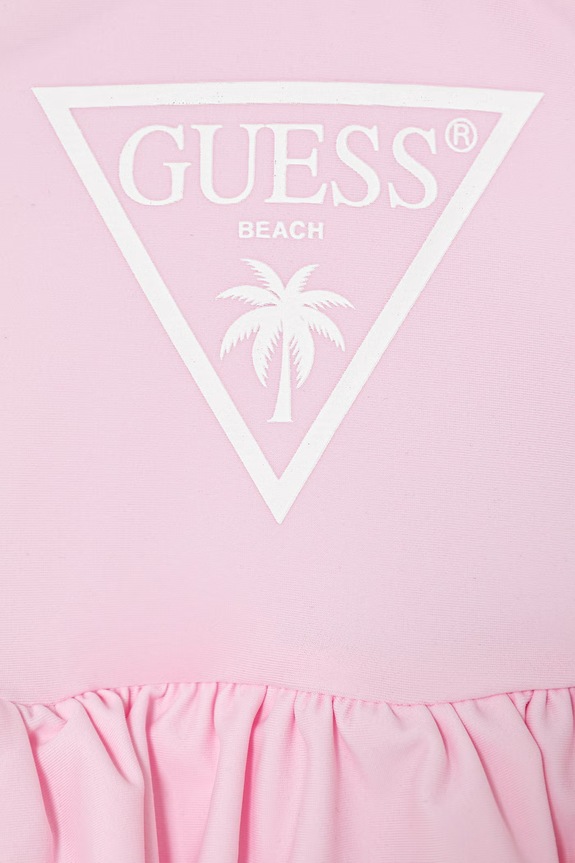 Fete Guess costum de baie dintr-o singură piesă pentru bebeluși A6GZ01.KCA60.PPY2.M roz