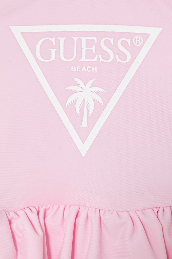 Fete Guess costum de baie dintr-o singură piesă pentru bebeluși A6GZ01.KCA60.PPY2.M roz