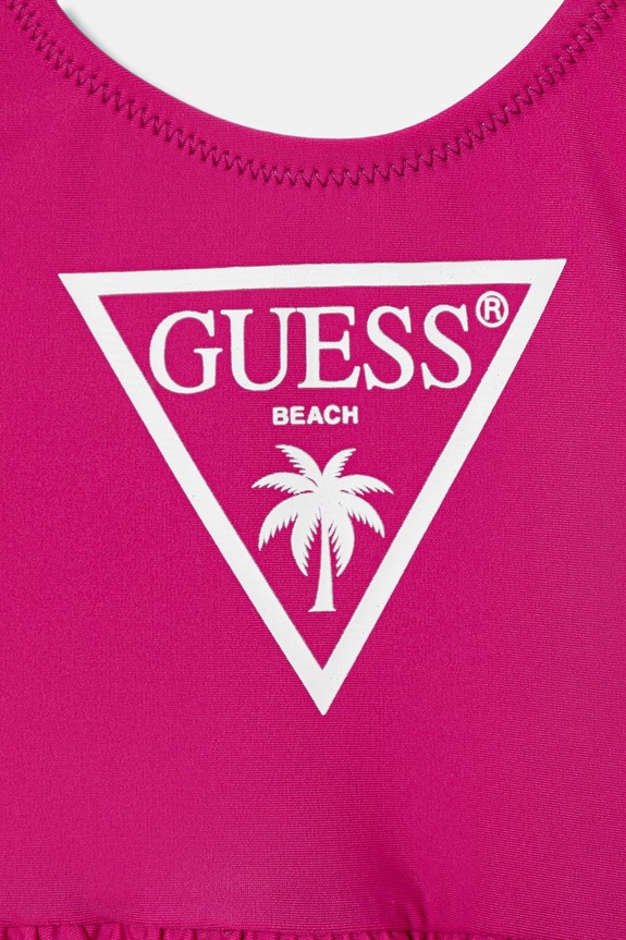 Fete Guess costum de baie dintr-o singură piesă pentru bebeluși A6GZ01.KCA60.PPY2.M roz