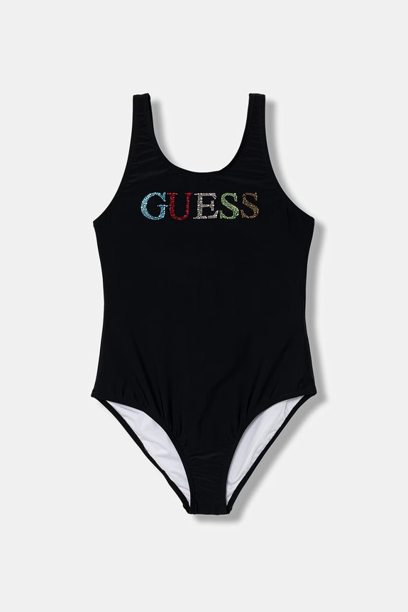 Guess costum de baie dintr-o singură piesă pentru copii negru J6GZ29.KCA60.PPY2.M