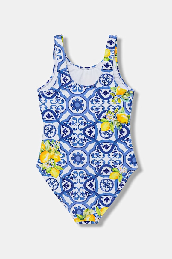 Guess costum de baie dintr-o singură piesă pentru copii J6GZ32.MC052.PPY2.M albastru SS26