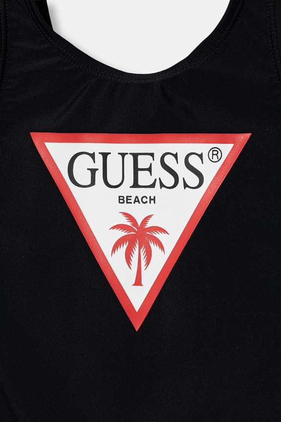 Fete Guess costum de baie dintr-o singură piesă pentru copii J6GZ33.KCA60.PPY2.M negru