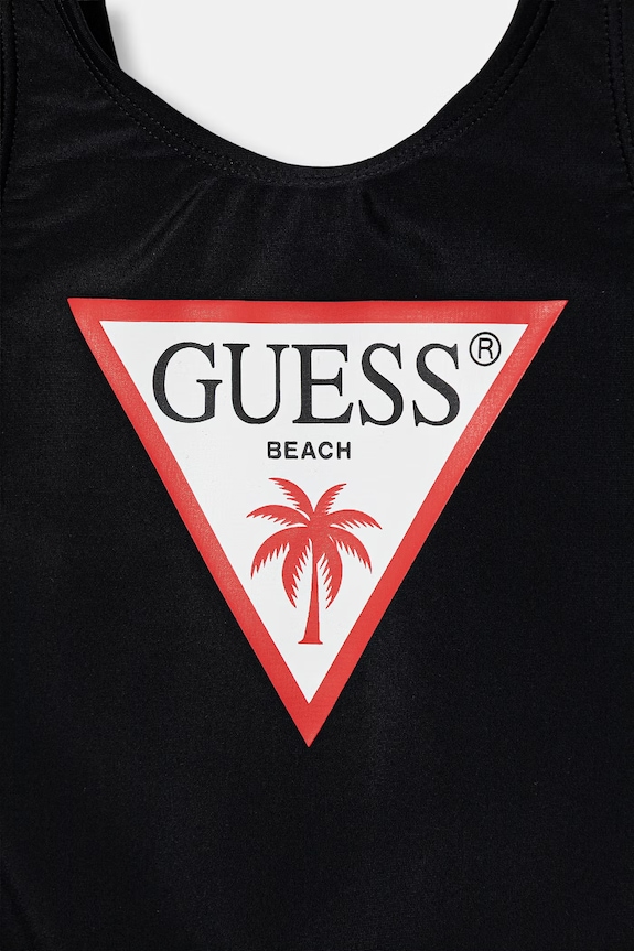 Fete Guess costum de baie dintr-o singură piesă pentru copii J6GZ33.KCA60.PPY2.M negru