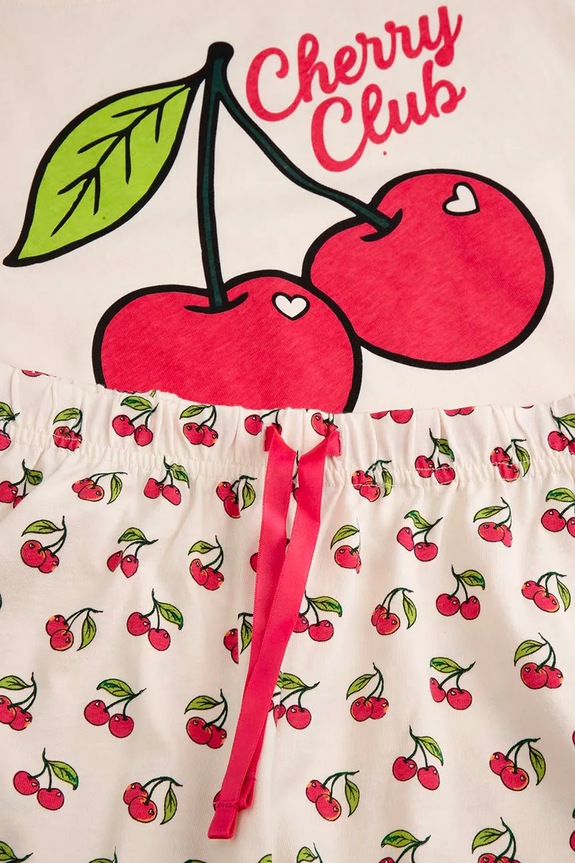 Dječja pamučna pidžama Coccodrillo bež WC6448202PJS