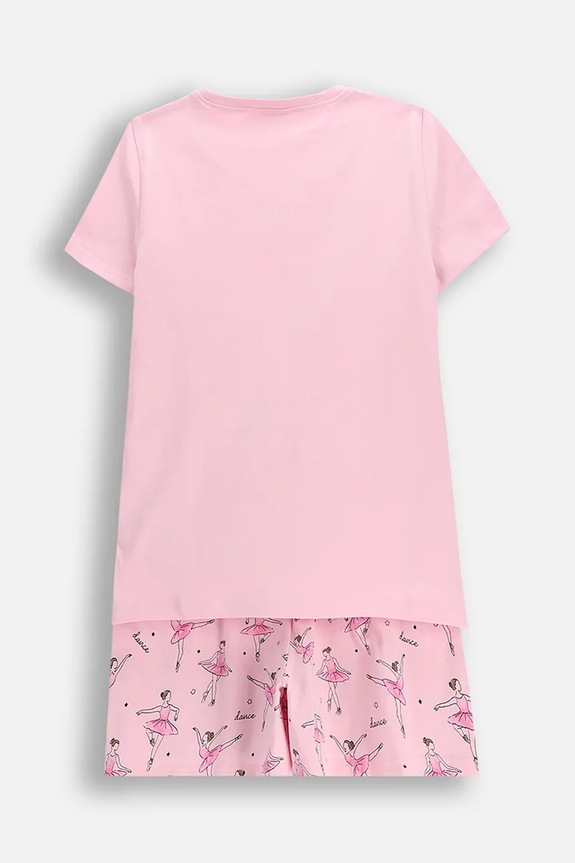 Dječja pidžama Coccodrillo WC6448220PJS roza SS26