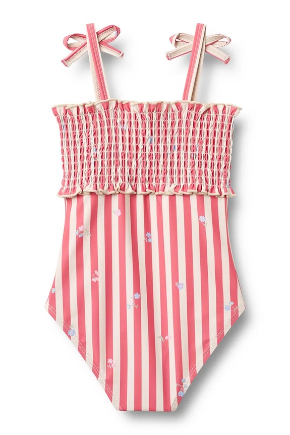 Wheat strój kąpielowy jednoczęściowy dziecięcy 1749.169R.GRS czerwony SS26