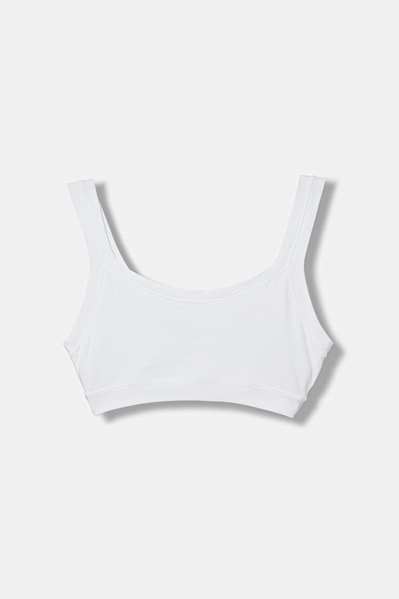 United Colors of Benetton biustonosz dziecięcy bawełniany 2-pack 3RDW0R00A.G.Stagionale biały SS26