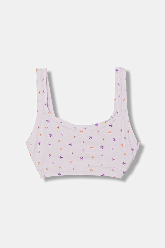 Παιδικό βαμβακερό μπουστάκι United Colors of Benetton 2-pack μωβ 3RDW0R00A.G.Stagionale