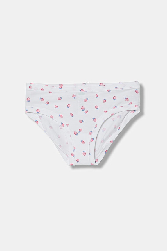 Dziewczynka United Colors of Benetton figi dziecięce bawełniane z elastanem 2-pack 3RDW0S032.G.Stagionale biały