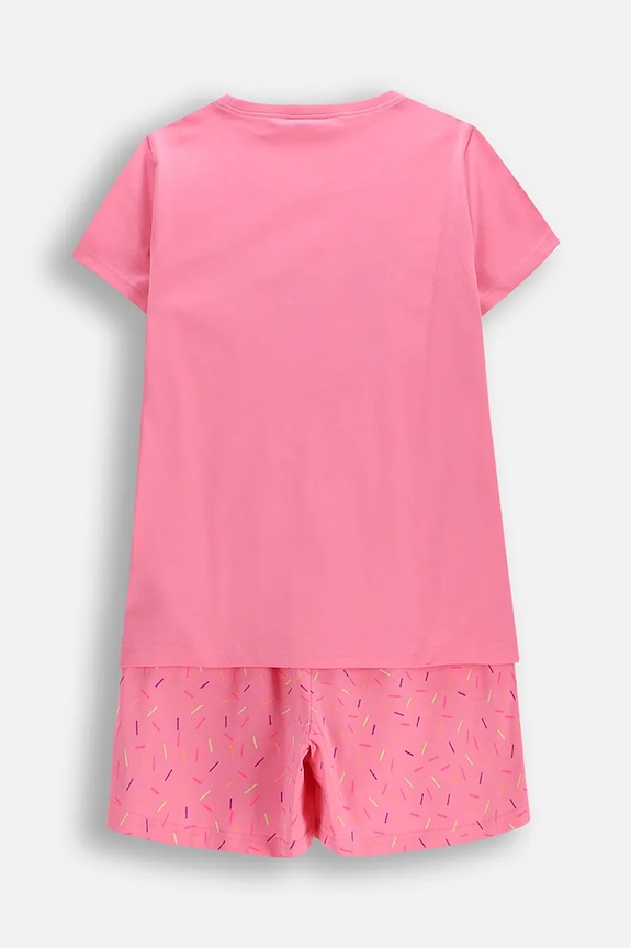 Coccodrillo pidžama za djecu od pamuka WC6448207PJS roza SS26