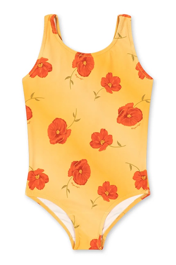 Konges Sløjd jednodielne plavky detské ABRIA SWIMSUIT GRS KS105243.PPY2 žltá SS26