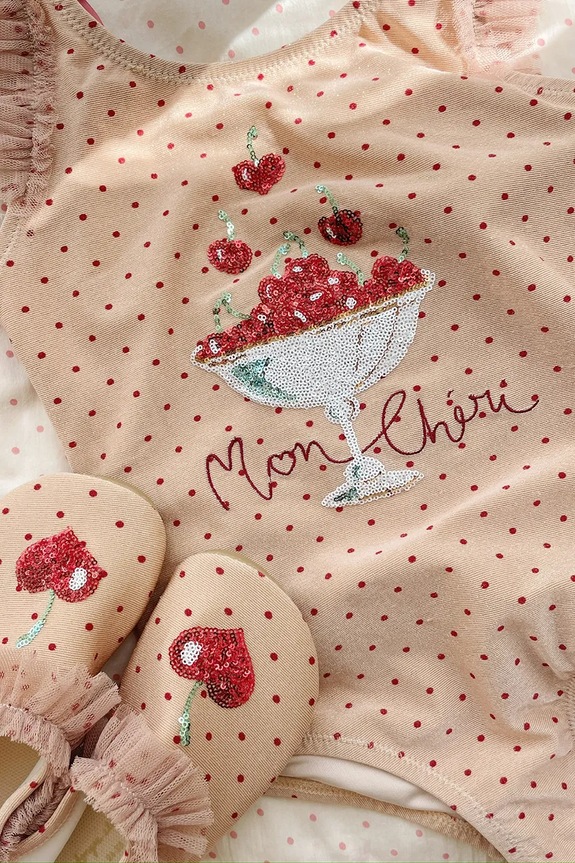 Konges Sløjd jednodielne plavky detské AMANDINE SWIMSUIT KS105261.PPY2