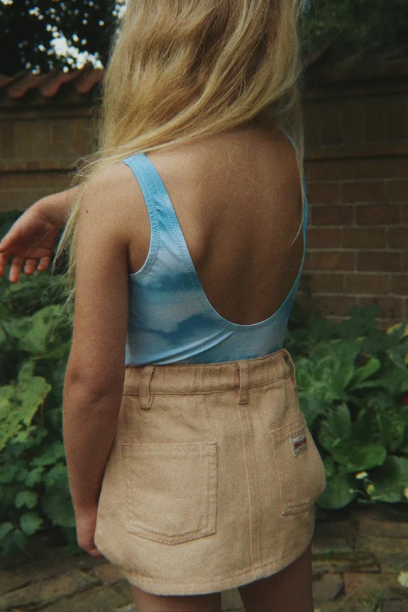 Konges Sløjd jednodielne plavky detské CLOUDY SWIMSUIT GRS KS105316.PPY2