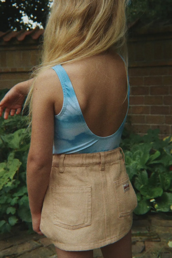 Konges Sløjd jednodielne plavky detské CLOUDY SWIMSUIT GRS KS105316.PPY2