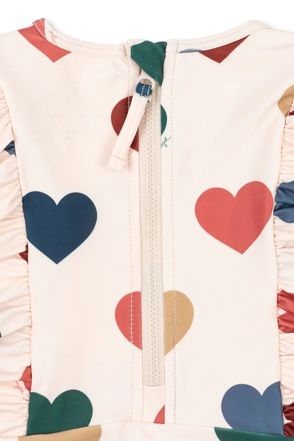 Dievča Konges Sløjd jednodielne plavky detské MANUCA SWIM ONESIE KS105467.PPY2 béžová