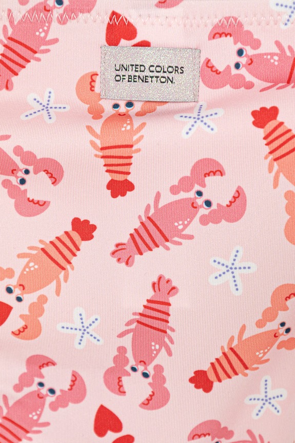 United Colors of Benetton Μαγιό δύο τεμαχίων παιδικό ροζ 3W2D0K02T.G.seasonal