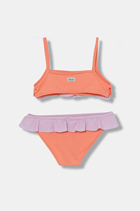 United Colors of Benetton μαγιό δύο τεμαχίων Παιδικά 3WJE0K03E.G.seasonal πορτοκαλί SS26