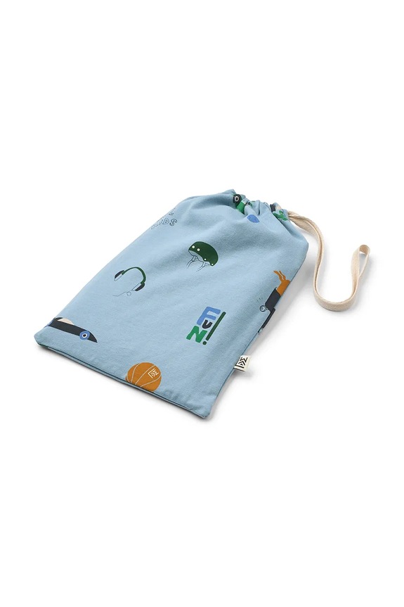 Otroška pižama Liewood Wilhelm Printed Pyjamas Set modra LW20674.PPY2