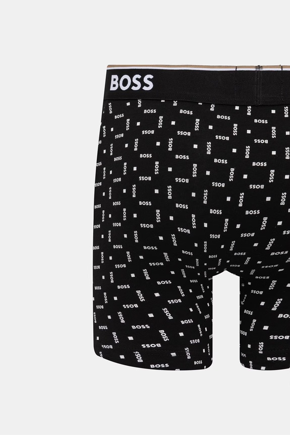 BOSS bokserki męskie z bawełną BoxerBr 3P Power Des 3-pack 50554438