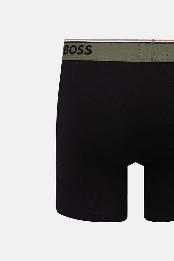 BOSS bokserki męskie z bawełną BoxerBr 3P Power Des 3-pack 50554438