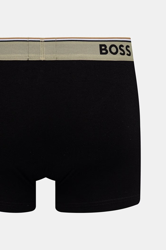 BOSS μποξεράκι ανδρικό βαμβακερό με ελαστάν Trunk 3P Power Desig 3-pack 50554443