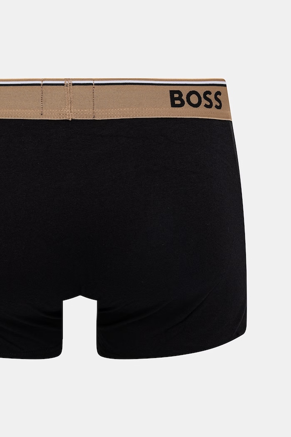 BOSS bokserki męskie bawełniane z elastanem Trunk 3P Power Desig 3-pack 50554443