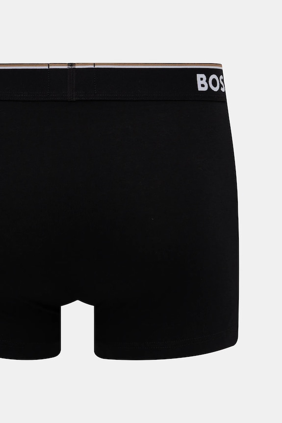 BOSS bokserki męskie bawełniane z elastanem Trunk 3P Power Desig 3-pack 50554443