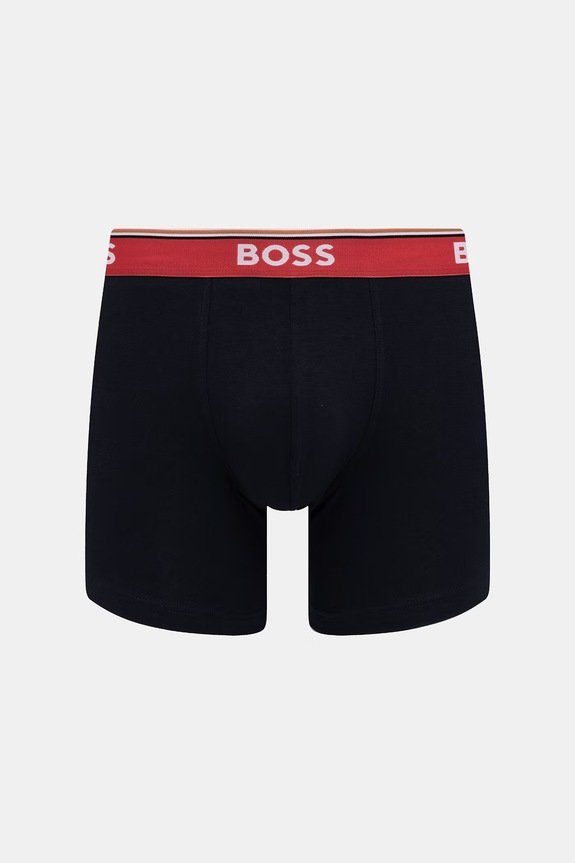 BOSS męskie BoxerBr 3P Power 3-pack 50554694 granatowy SS26