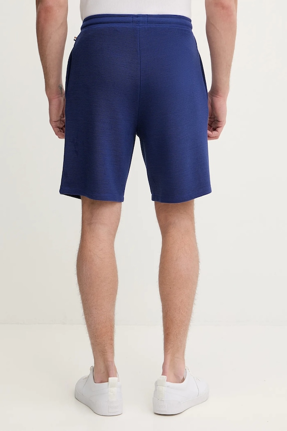 Oblečenie BOSS šortky lounge pánske Rib Shorts 50527391 modrá