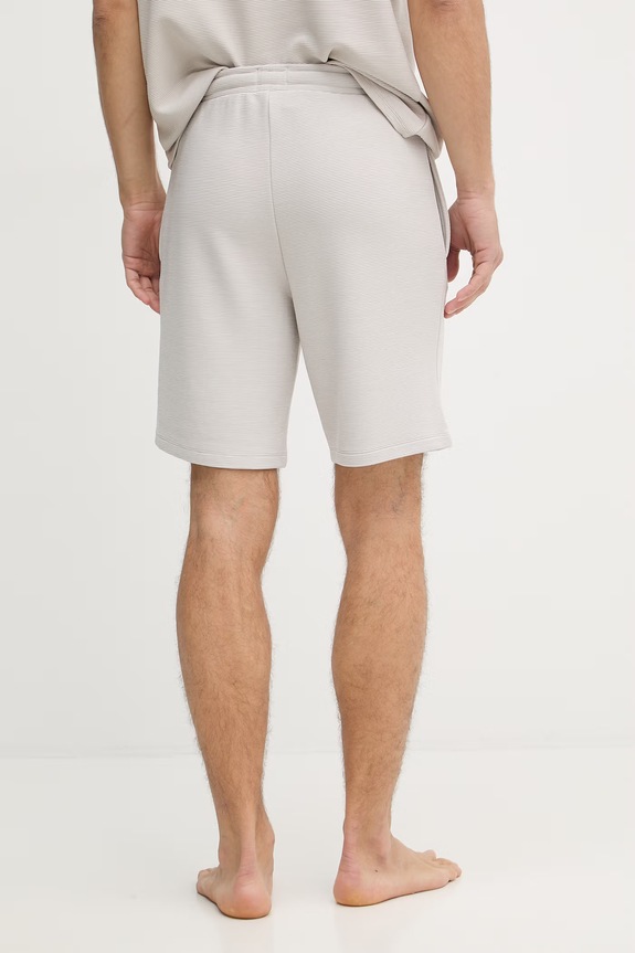 Îmbrăcăminte BOSS pantaloni scurți de loungewear bărbătești Rib Shorts 50527391 gri