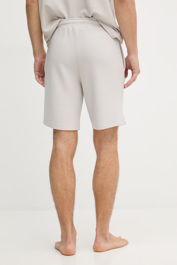Îmbrăcăminte BOSS pantaloni scurți de loungewear bărbătești Rib Shorts 50527391 gri