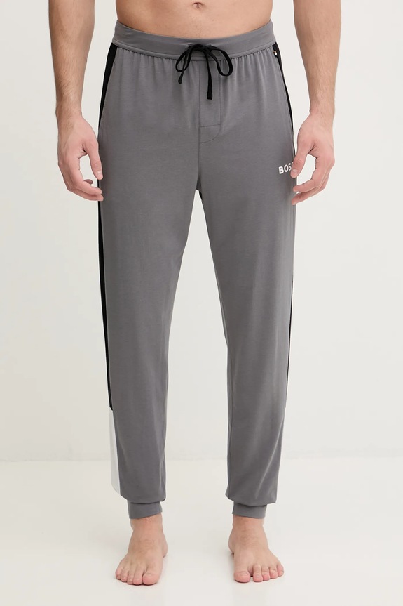 BOSS pigiama Balance Long Set grigio 50554773