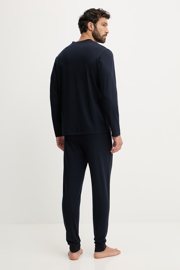 BOSS pijama Energetic Long Set bleumarin 50557169