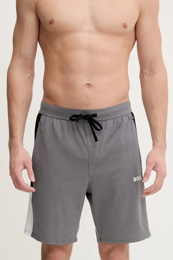 BOSS pigiama Balance Short Set grigio 50557587