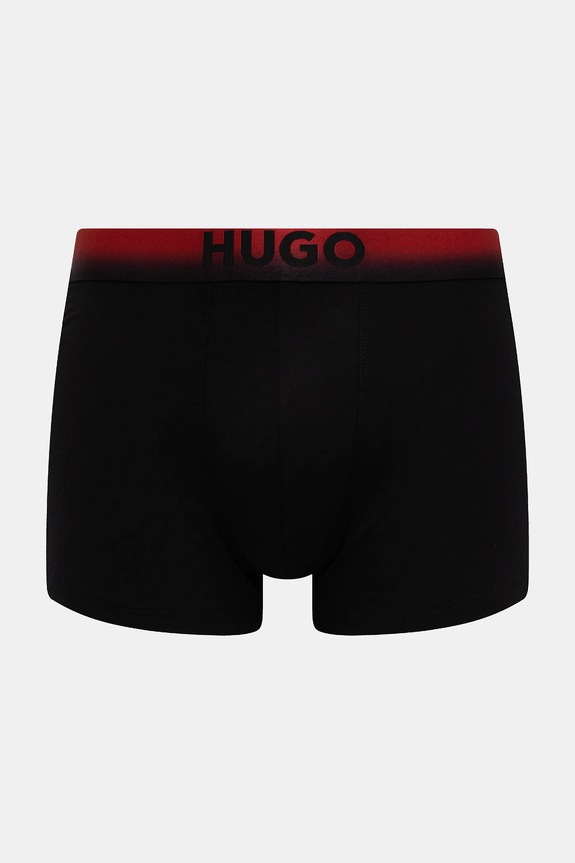 Boxerky HUGO TRUNK TRIPLET SPRAY 3-pack 50556563 černá SS26