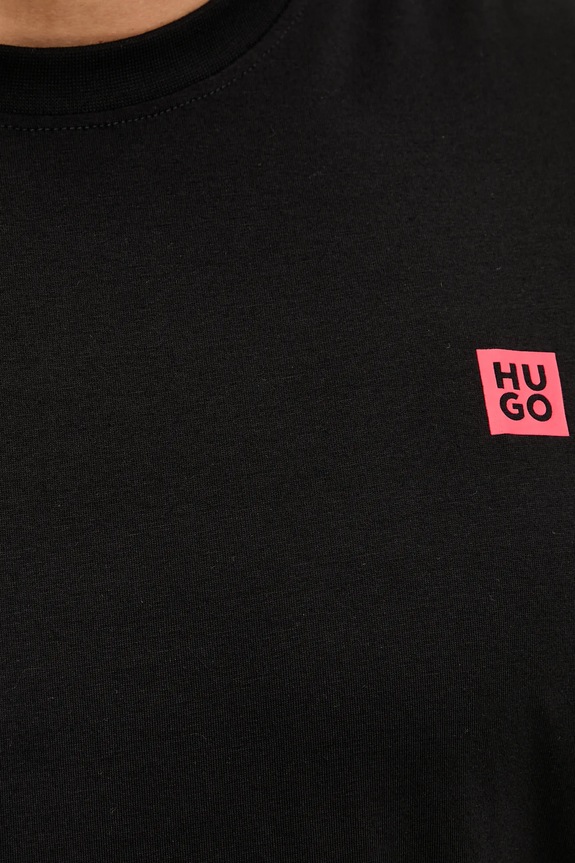 HUGO piżama dwuczęściowa męska AARON_SHORT SET 50556777 czarny