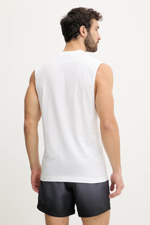 HUGO plážový top pánsky RAY BEACH_TANK_LOOSE 50555581 biela SS26