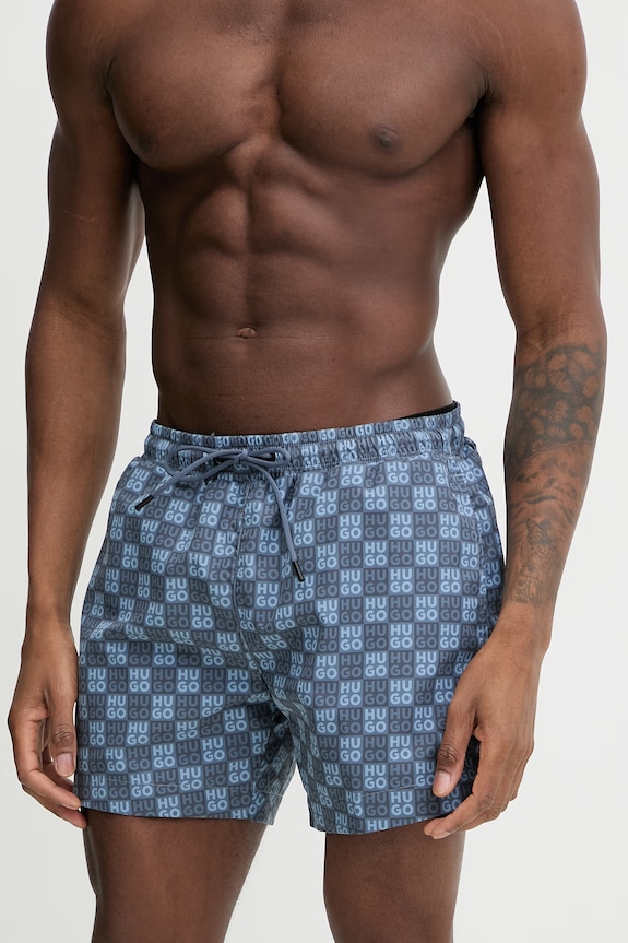 HUGO szorty kąpielowe męskie AARON_SWIM 50556792 niebieski SS26