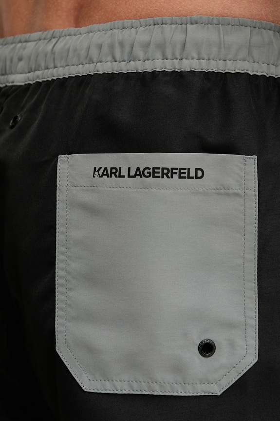 Karl Lagerfeld pantaloncini da bagno RSG CONSTRAST nero B1M46008