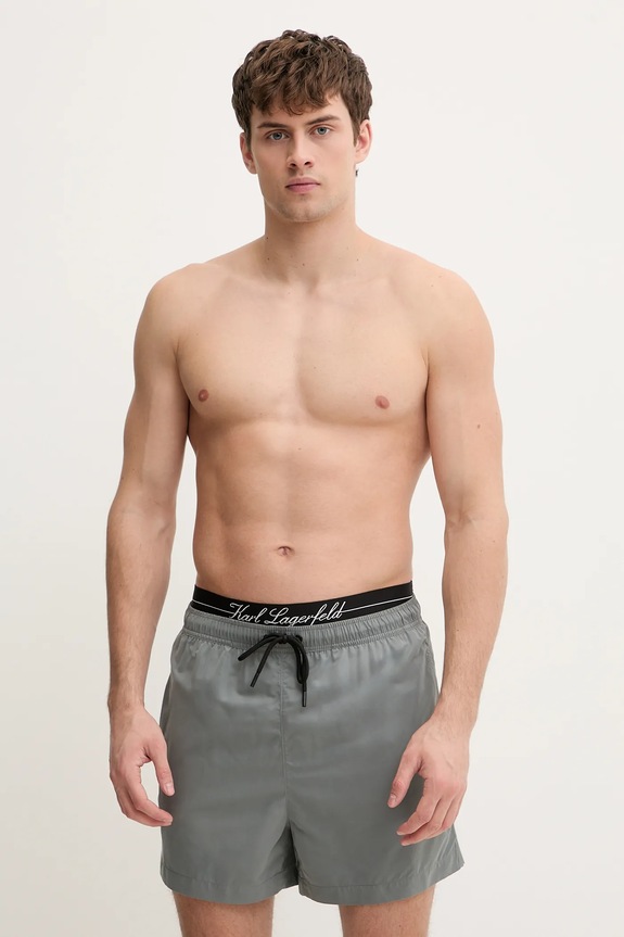 Karl Lagerfeld pantaloncini da bagno HOTEL KARL verde B1M46009