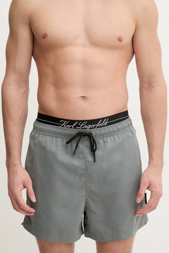 Karl Lagerfeld pantaloncini da bagno HOTEL KARL B1M46009 verde SS26